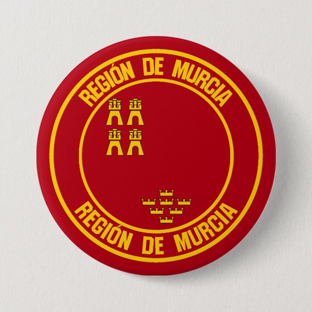 Murcia Round Emblem Knapp (Framsida)