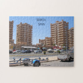Murcia Spain town byggnad Pussel