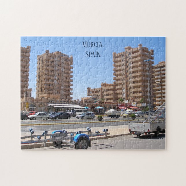 Murcia Spain town byggnad Pussel (Horisontell)