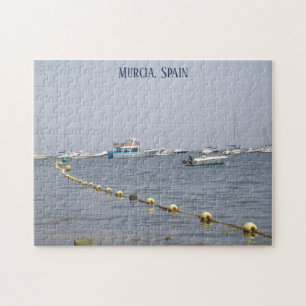 Murcia Spain-yachter på vatten Pussel