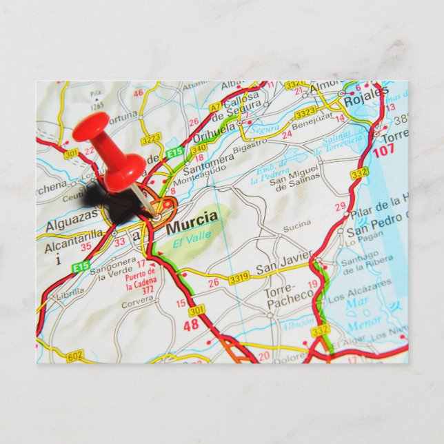 Murcia, Spanien Vykort (Framsida)