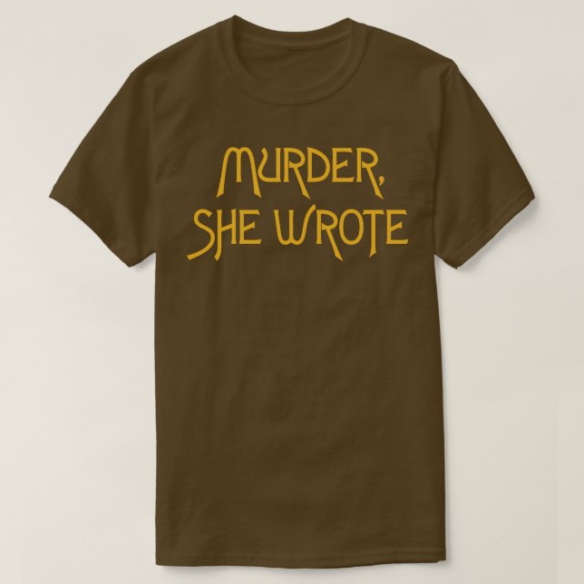 Murder Hon Wrote T Shirt (Design framsida)