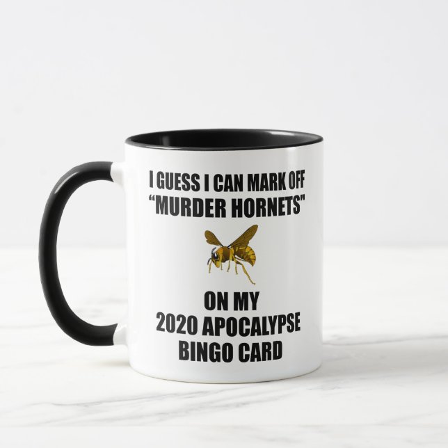 Murder Hornets 2020 Apocalypse Bingo Mugg (Vänster)