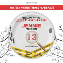 Murder Myasty Crime Scene Halloween Birthday