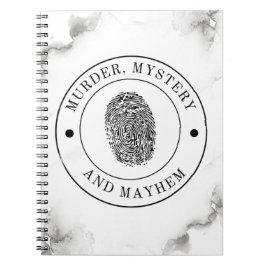 Murder Myasty och Mayhem Anteckningsbok