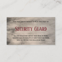 Murder Myasty Party "Security Guard"