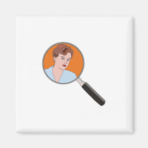 Murder Mysteries Detektiker och Writer Magnet