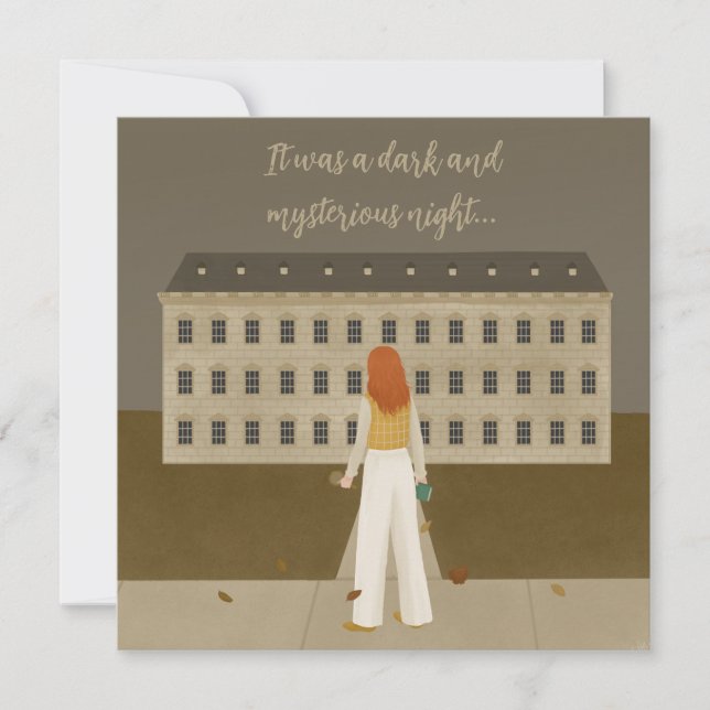 Murder Mystoppet ThBäste Party Inbjudningar (Framsida)