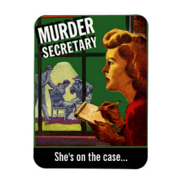 "Murder Secretary" Magnet