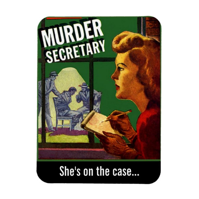 "Murder Secretary" Magnet (Vertikal)