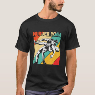 Murder Yoga Retro Vintage Wrestler Wrestling T Shirt