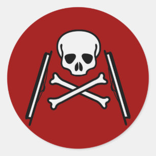 Murderball Stickers Runt Klistermärke