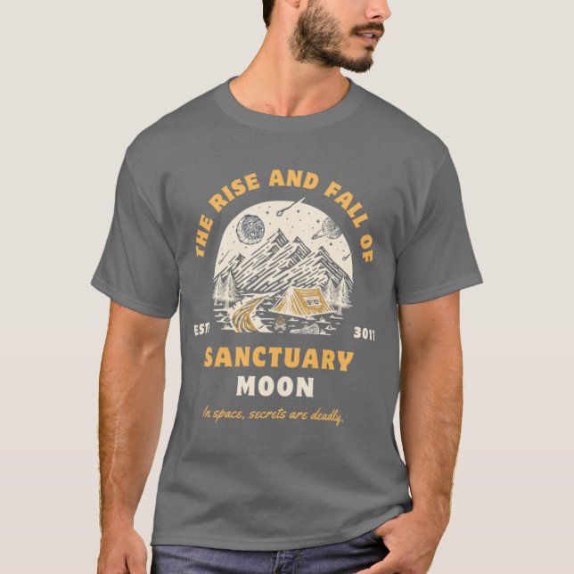 Murderbot-dagböckerna Uppgång och fall av Sanctuar T Shirt (Framsida)