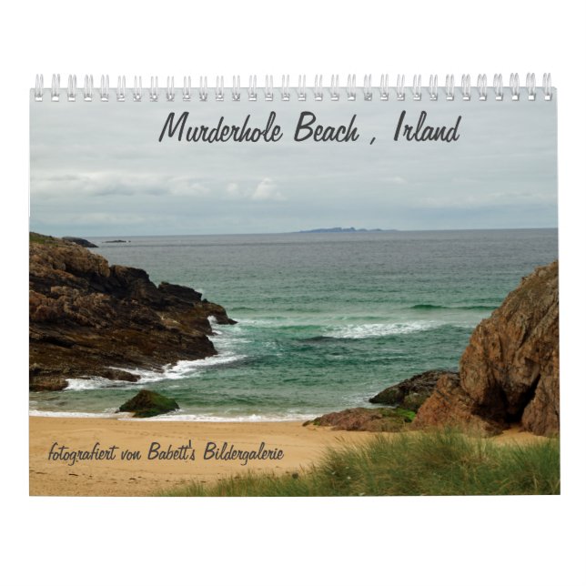 Murderhole Beach, Irland Kalender (Baksida)