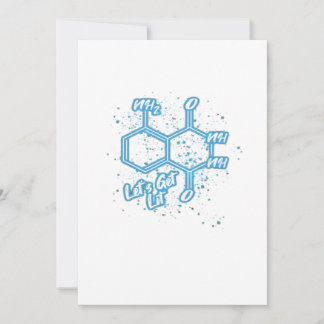 Murderino Crime Älskare Luminol Låt oss Lit Julkort