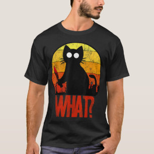 Murderous Black Psycho Cute Cat What Knivar Christ T Shirt