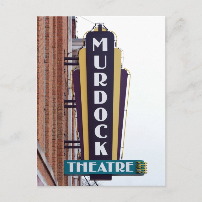 Murdock Theater, Wichita, Kansas Vykort (Framsida)
