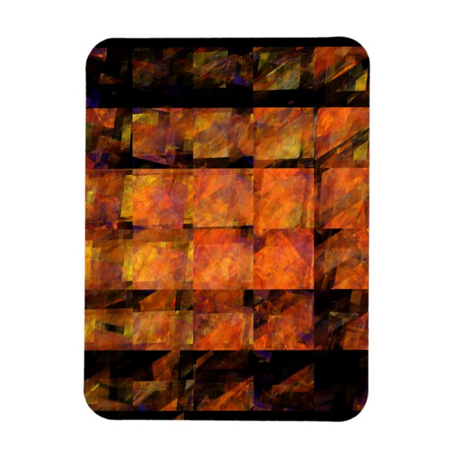 Muren Abstrakt Art Premium Magnet (Vertikal)