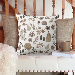 Muren Autumn Harvest Pumpkins and Foliage Kudde