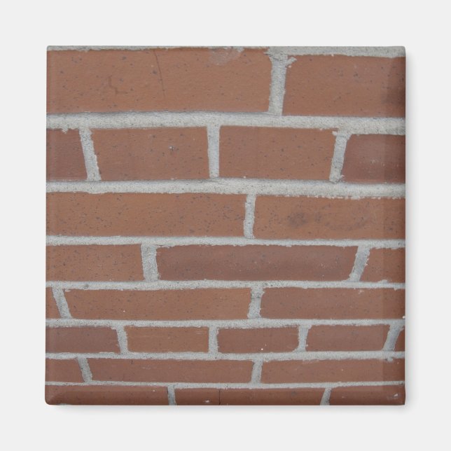Muren av tegelstenar magnet (Framsidan)