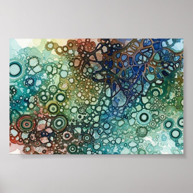 Muren i konstnärliga former poster (Framsidan)