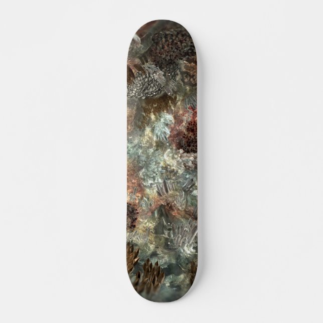 Muren Lagrar av brunkristaller Mini Skateboard Bräda 18,5 Cm (Framsida)