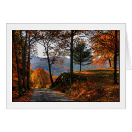 Muren längs George Road Hälsningskort