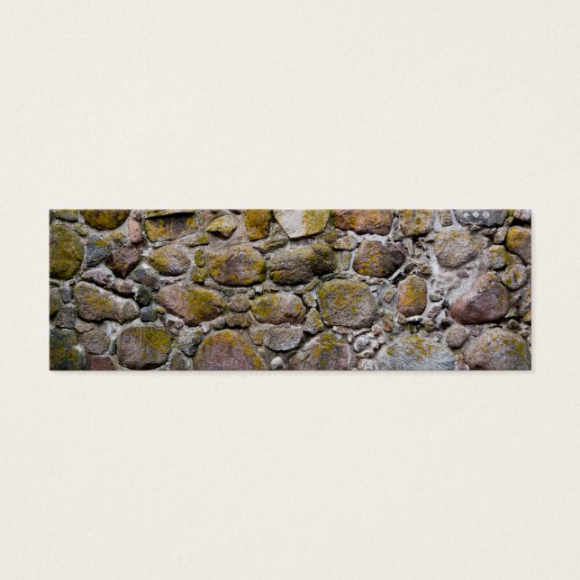 Muren med antika stenar litet visitkort (Framsidan)