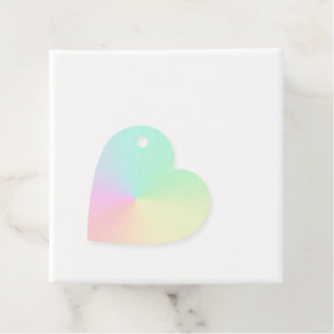 Muren övertoning Ombre Rainbow Pastel Aesthetic Gåvor Etiketter