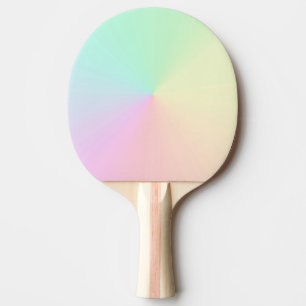 Muren övertoning Ombre Rainbow Pastel Aesthetic Pingisracket