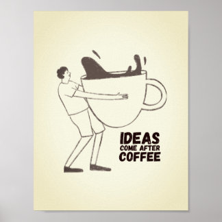 Muren poster med vackra innehåll