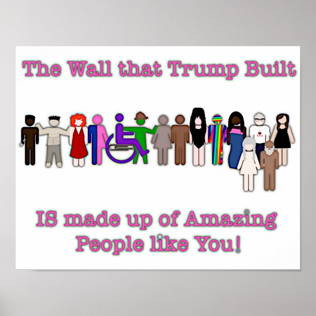 Muren som Trump Byggde Poster (Framsidan)