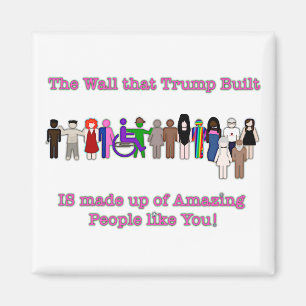 Muren som Trump Byggt Magnet