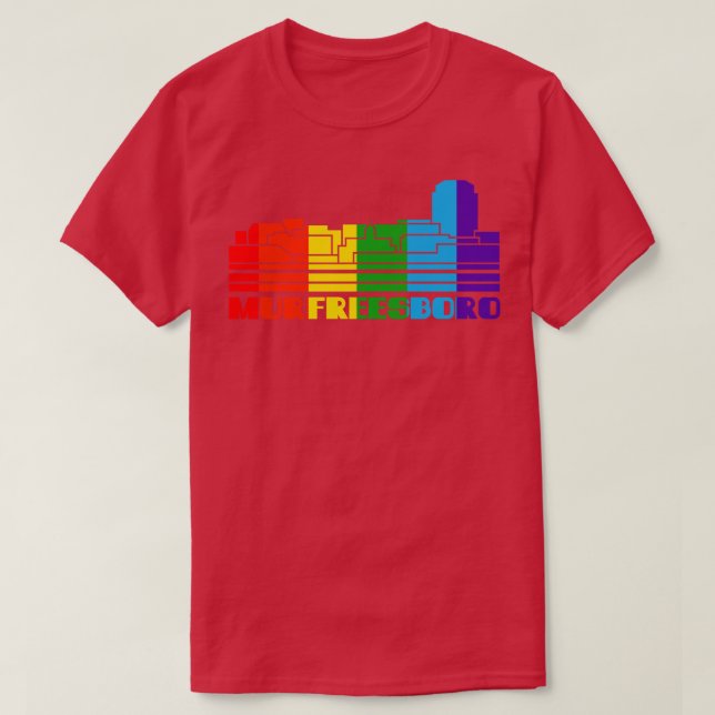 Murfreesboro Pride Murfreesboro LGBT Gift LGBTQ S T Shirt (Design framsida)
