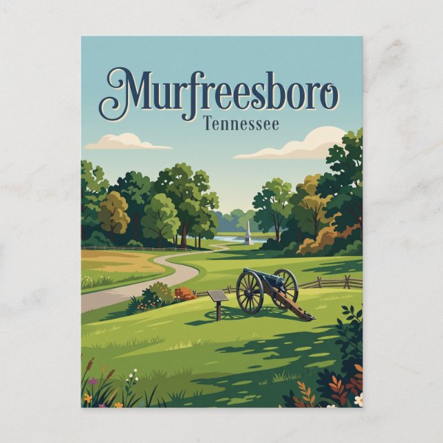 Murfreesboro, Tennessee Vykort (Framsida)