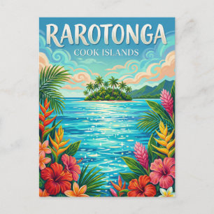 Muri Lagoon Cooköarna Vykort