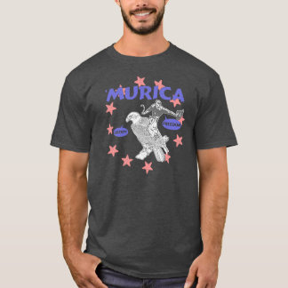 Murica Cowboy och örn Tee Shirt