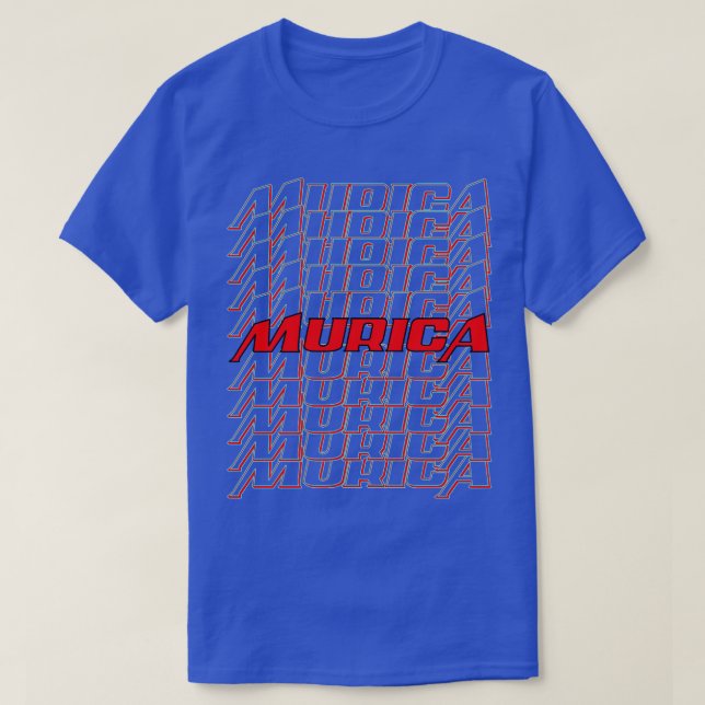 Murica neon t shirt (Design framsida)