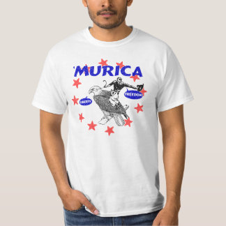 Murica örn och Cowboy Tee Shirt