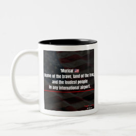 'Murica! Rolig Patriotisk Kaffemugg