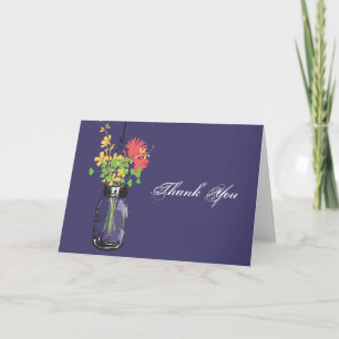 Murkenka och vilda blommor tack kort