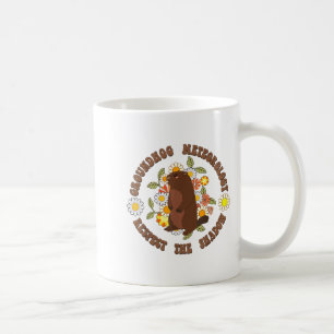 Murmeldagen Respekt Skygge Meteorologi Retro Kaffemugg