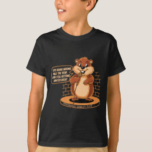 Murmeldags-komedi Stand-up Väder Sarcasm Män T Shirt