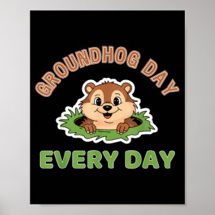 Murmeldags kul varje dag Murmeldag Poster
