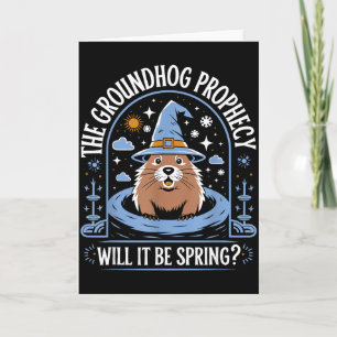 Murmeldags-pun Meteorologi Sarcasm Roliga Kvinnor Kort