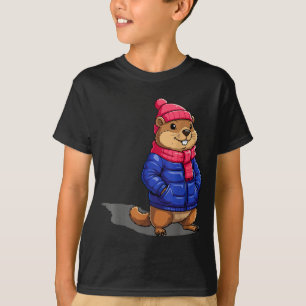Murmeldags skugga Roligt Murmeldags födelsedag  T Shirt