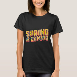 MurmeldagsVår Kommer Roliga Män Kvinnor Retro T Shirt
