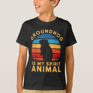 Murmeldjur är min andliga djur Mormot Murmeldjur T Shirt