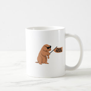 Murmeldjur fejknyheter Marmot Influencer Sociala M Kaffemugg