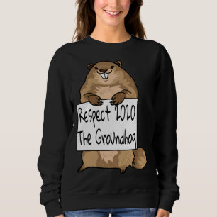 Murmeldjursdagen Respekt Woodchuck Ground Hog 202 T Shirt